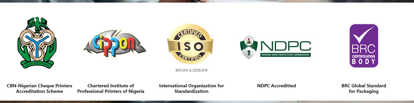 Our Certifications